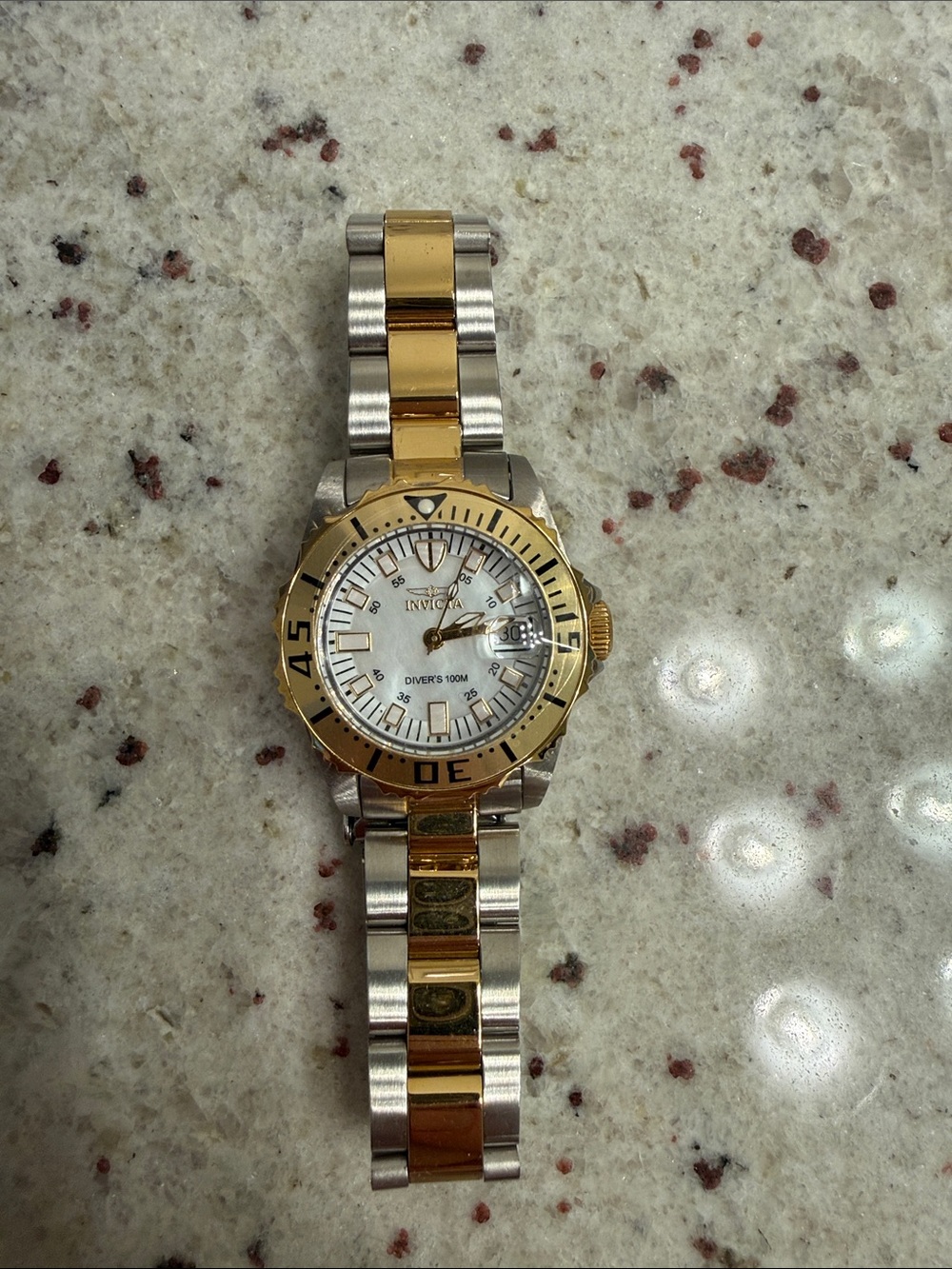 Invicta Two-Tone Gold and Silver Women's Bracelet Watch